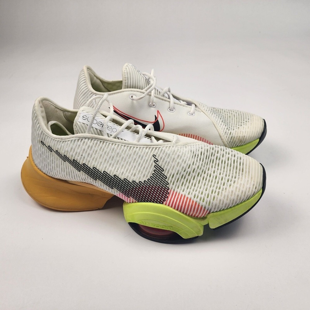 Nike Air Zoom SuperRep 2X‎ Rawdacious White Orange Shoes DH7916-121 Women's 10